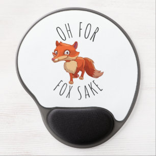 Oh for Fox Sake Gel Mouse Pad