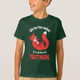 Oh For Fox Sake I'm Gonna Be Big Brother Funny Pun T-Shirt
