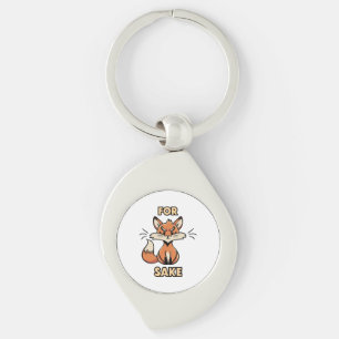 oh for fox sake keychain