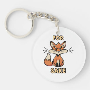 oh for fox sake keychain