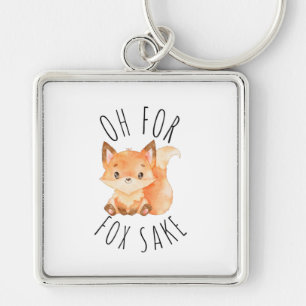 Oh for Fox Sake Keychain