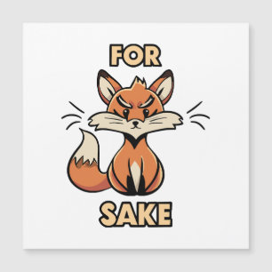 oh for fox sake magnetic invitation