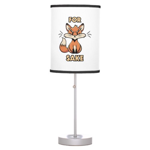 oh for fox sake table lamp