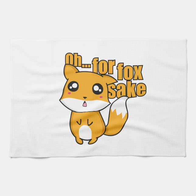 Oh... For Fox Sake Towel (Horizontal)