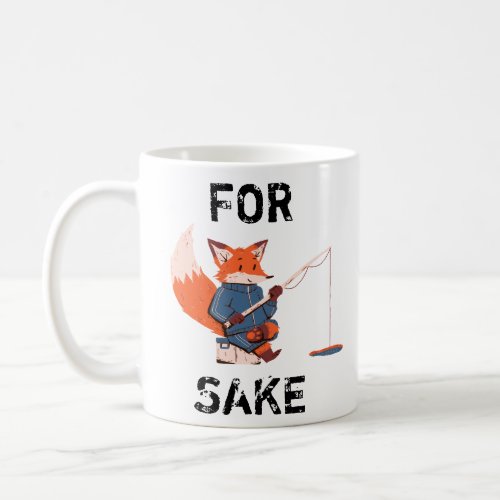 Oh For fox sake travel coffee tea Two_Tone Coffee Coffee Mug