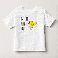 Oh For Peeps Sake Adorable Cute Easter Chick Funny Toddler T-shirt