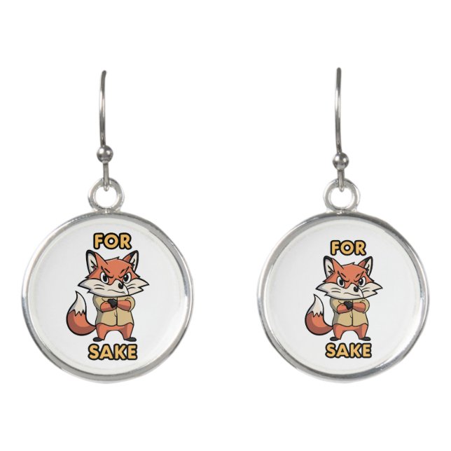 oh For Sake Earrings (Front)
