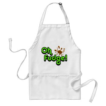 Oh Fudge! Spot Apron by zortmeister at Zazzle