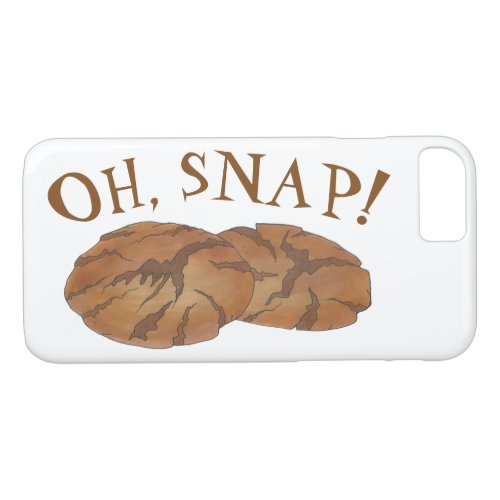 Oh Ginger Snap Amish PA Dutch Gingersnap Cookies iPhone 87 Case