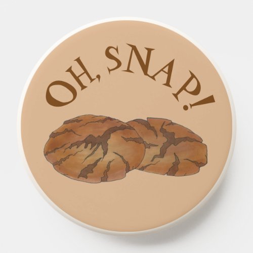 Oh Ginger Snap Amish PA Dutch Gingersnap Cookies PopSocket