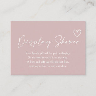 Oh Girl Baby Shower Display Shower Enclosure Card