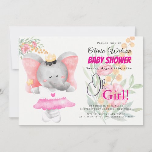 “Oh Girl!” Floral Pink