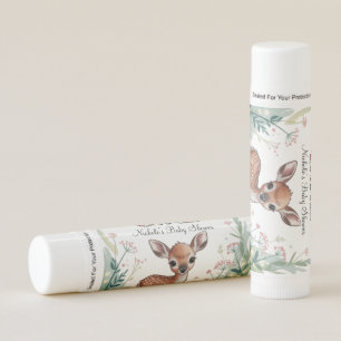 Oh Girl: Little Deer Fawn Girl Baby Shower Lip Balm