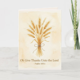 Oh Give Thanks Card