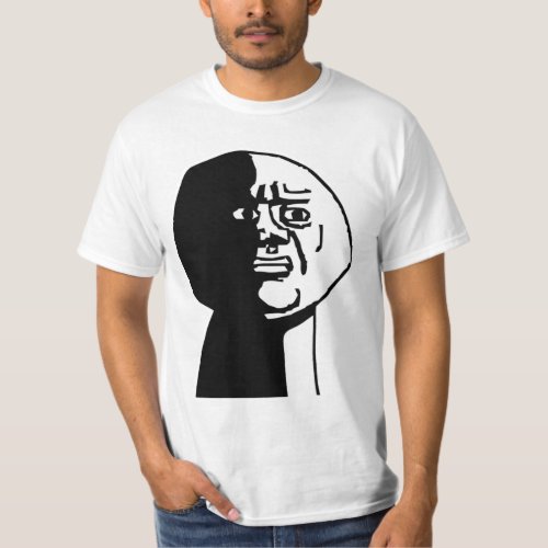 Oh God Why Guy Rage Face Meme T_Shirt