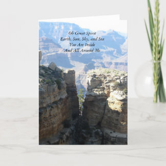 Oh Great Spirit Notecard