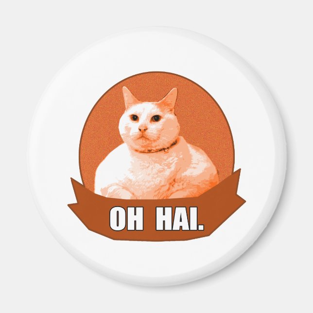 OH HAI. MAGNET (Front)