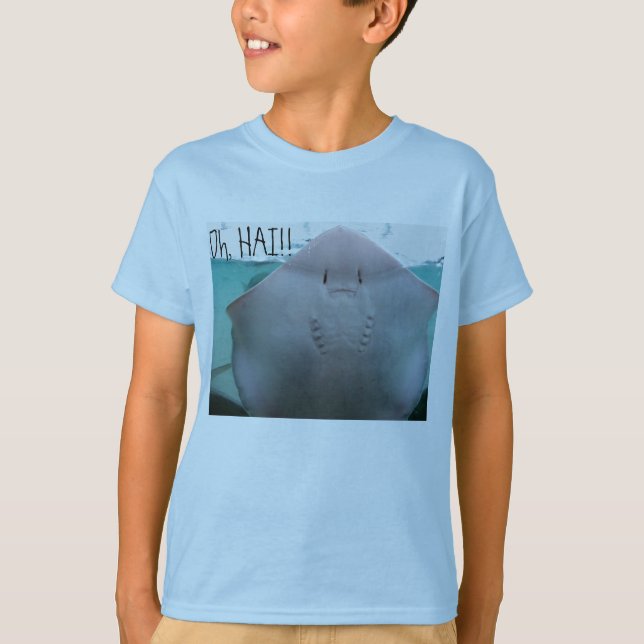Oh Hai! Stingray Kid's Tee (Front)