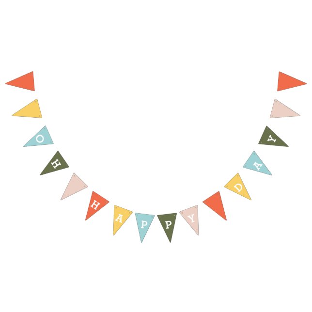 Oh Happy Day Bunting Flags (All)