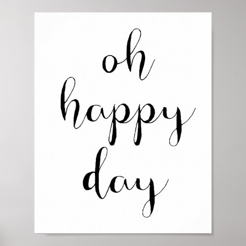 Oh happy day poster
