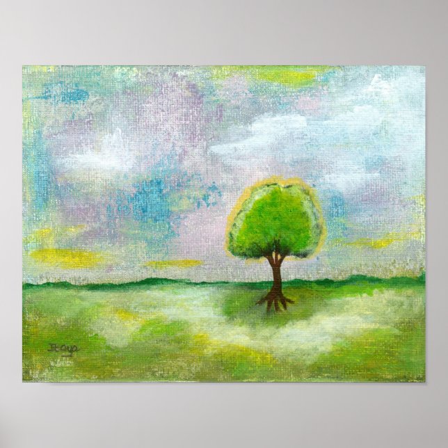 Oh Happy Day Print Poster From Original Painting (Front)