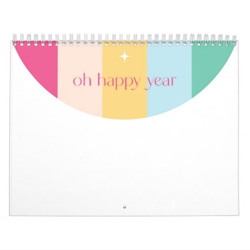 Oh Happy Year Calendar