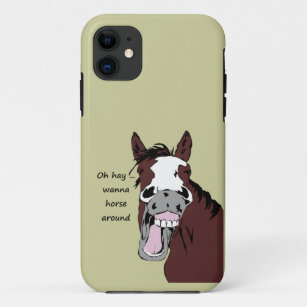 Funny Horse Quotes iPhone Cases & Covers | Zazzle