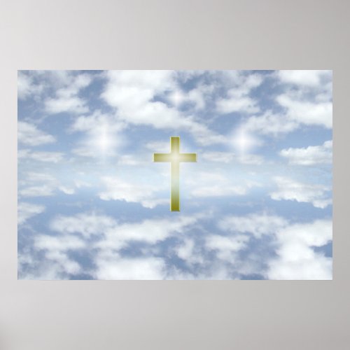 oh heavenly clouds poster