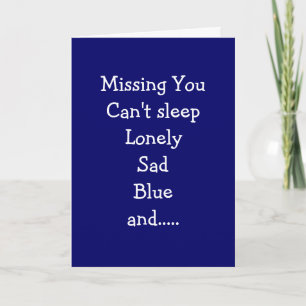 OH HECK - I NEED A KISS MISSING YOU CARD