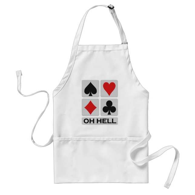 Oh Hell apron - choose style & color (Front)