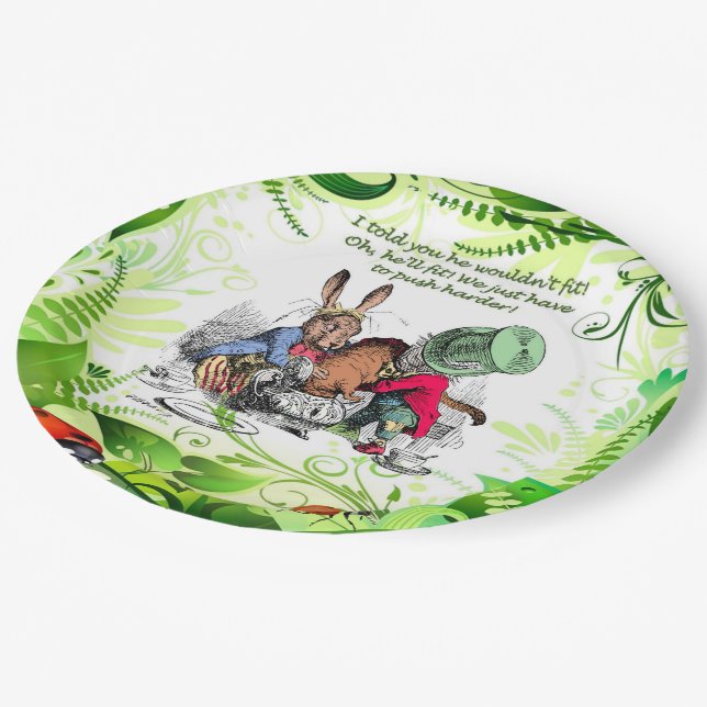 Oh, He'll Fit! 1 Paper Plates (Angled)