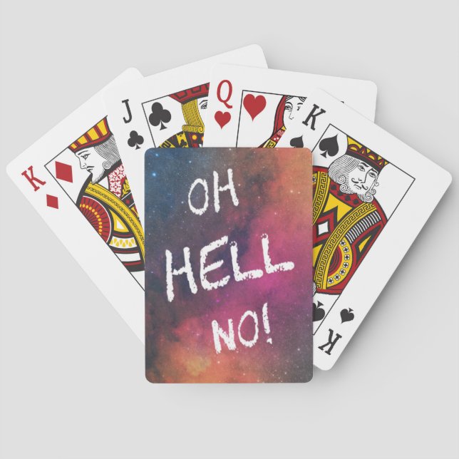 Oh Hell No! Poker Cards (Back)