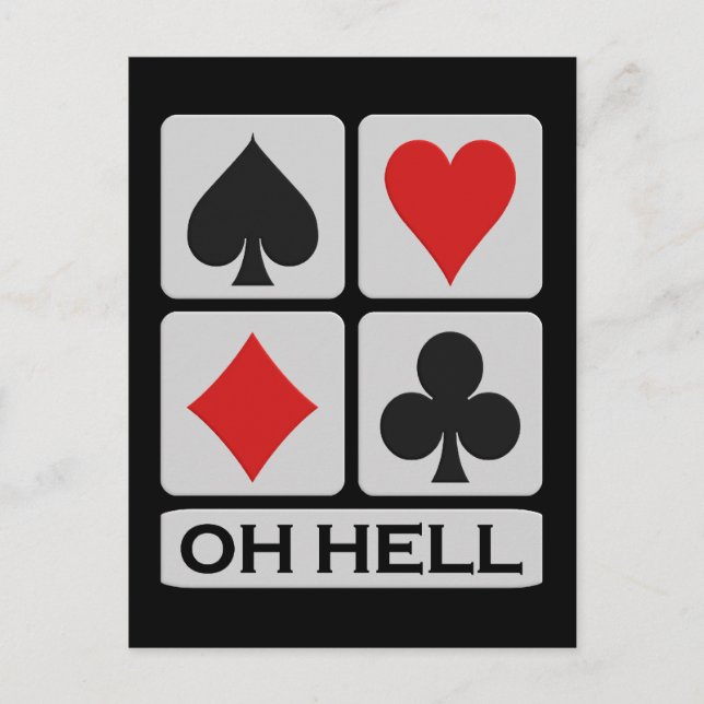 Oh Hell postcard (Front)