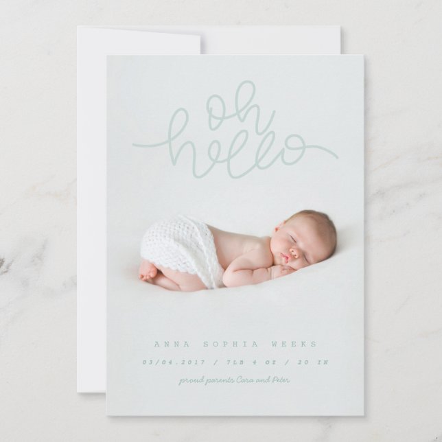 OH HELLO ANNOUNCEMENT (Front)