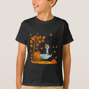 Oh, Hello Fall Geon Autumn Pumpkin Season Teachers T-Shirt
