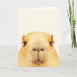 Oh Hello There Capybara Card