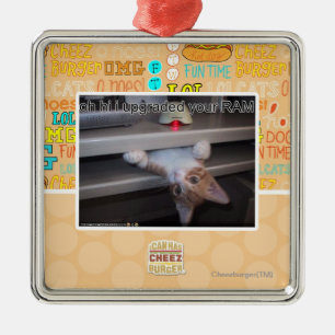 oh hi i upgraded your RAM Metal Ornament