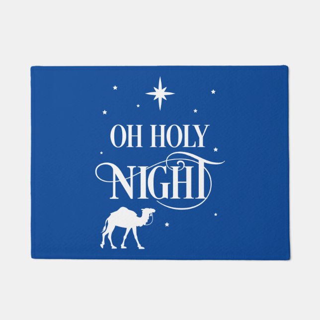 Oh Holy Night Camel Doormat (Front)
