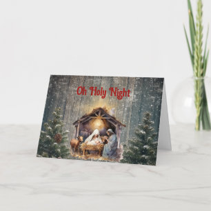 Oh Holy Night Cherishing the Nativity Christmas An Announcement