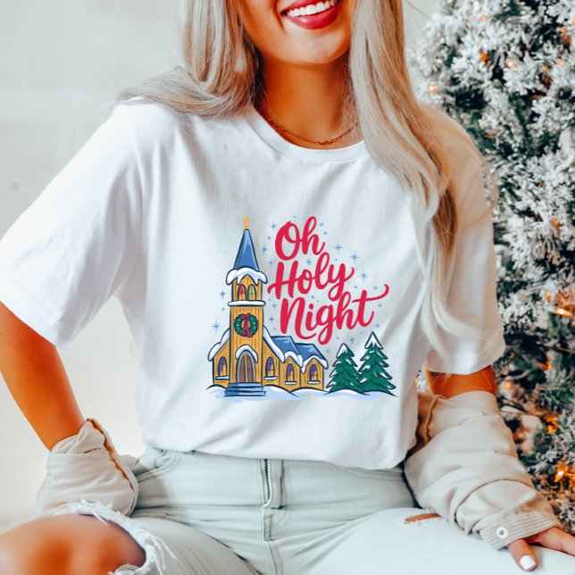 Oh Holy Night Christmas T-Shirt (Creator Uploaded)