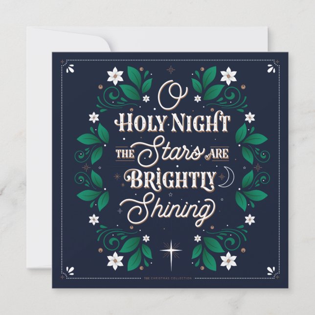 Oh Holy Night Flat Card 5.25 (Front)