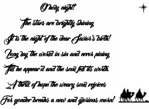 song lyrics christmas cards zazzle