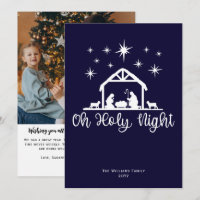 Oh Holy Night Nativity Family Photo Christmas 
