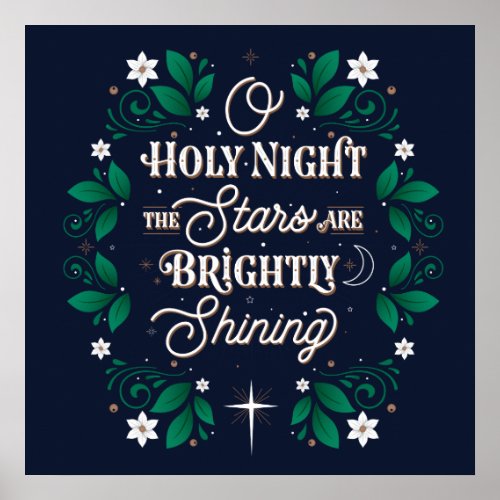Oh Holy Night Poster 24x24