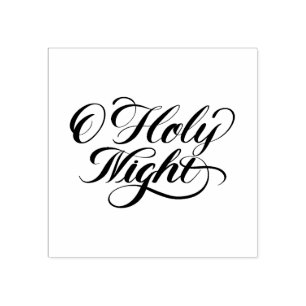 Oh Holy Night Rubber Stamp