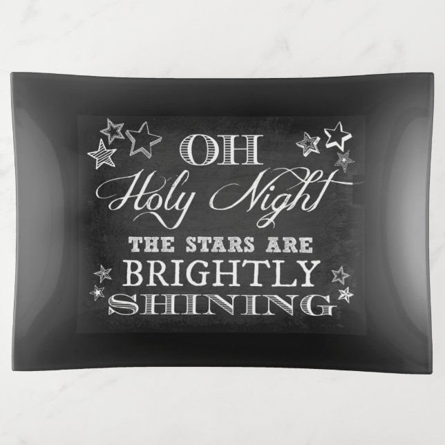 Oh Holy Night Trinket Tray (Front)
