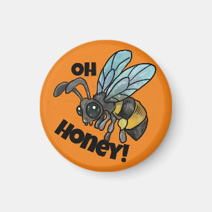 Oh Honey! Cute Bee Magnet