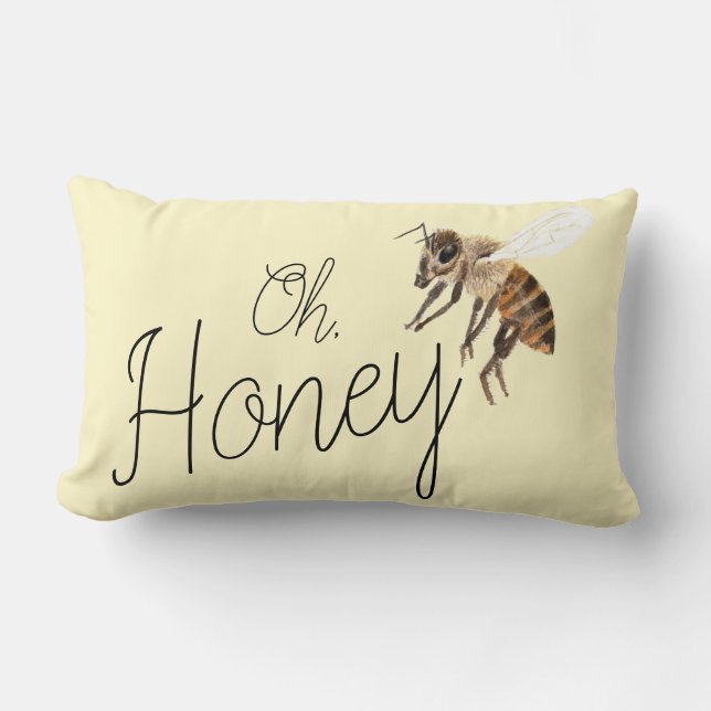 Oh Honey Pillow (Front)