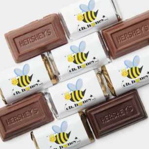 Oh Honey Valentines queen Bee character with tiara Hershey's Miniatures