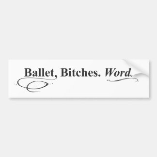 oh! how ironic! a bumper sticker! sticker